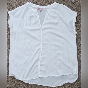 Philosophy Sheer Ivory Blouse XL